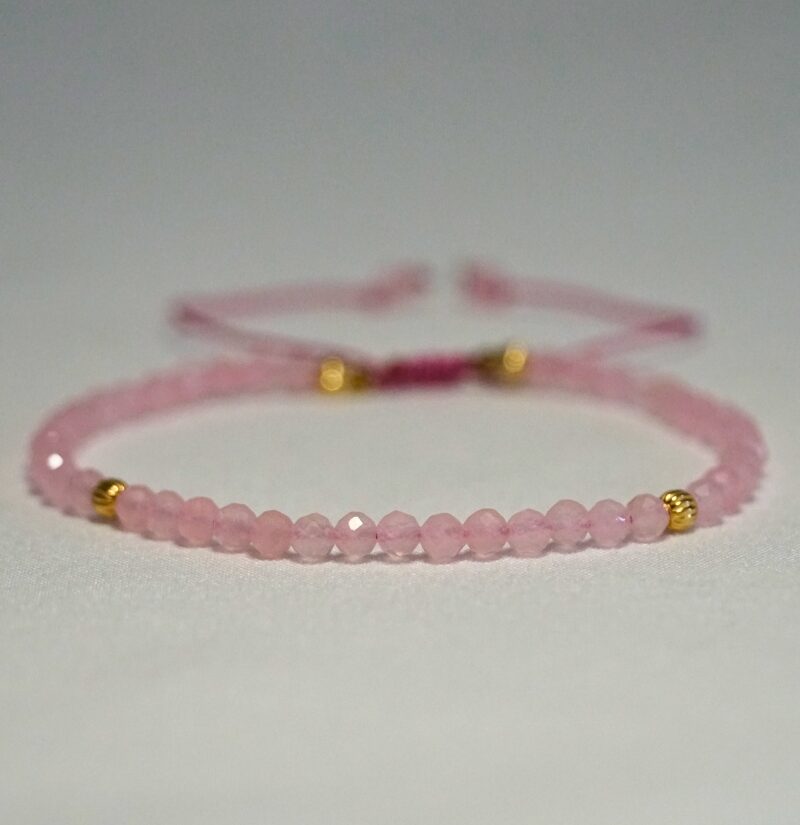 Bransoletka Kwarc Różowy 3mm