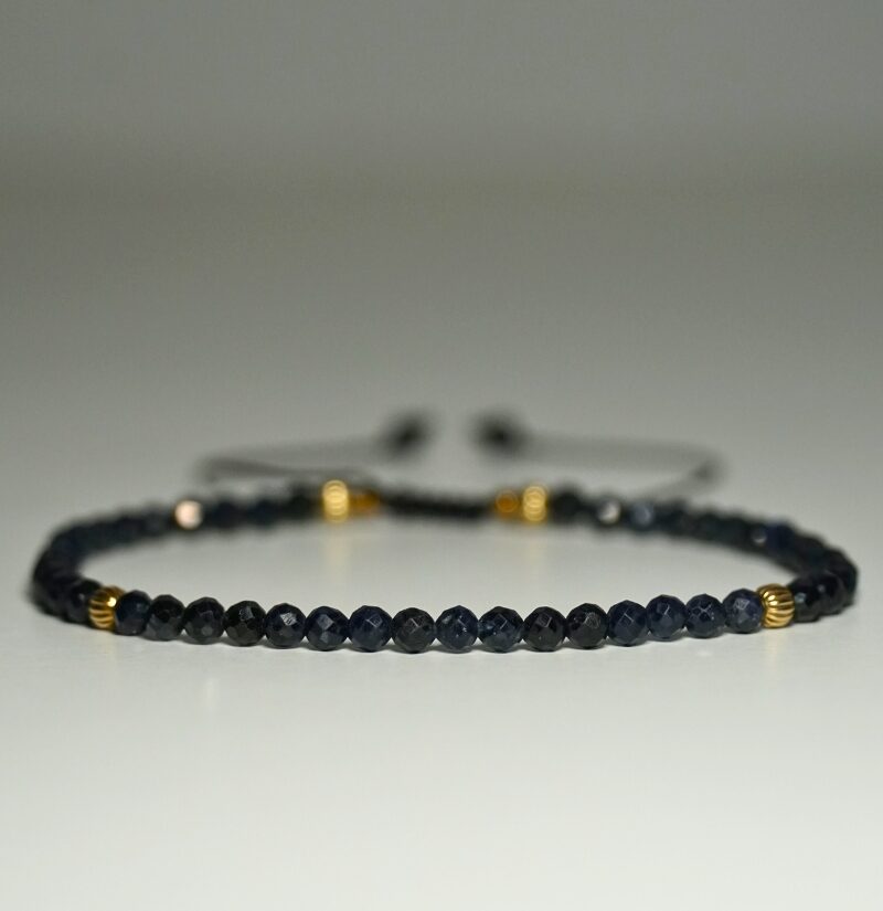 Bransoletka Szafir Ciemny 3mm